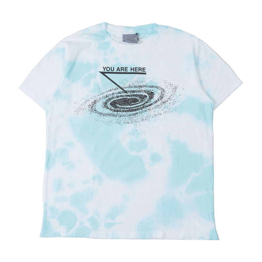 T-Shirt Green Tie-Dye You Are Here