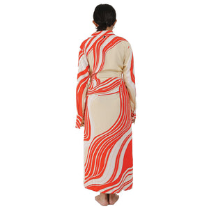 
            
                Load image into Gallery viewer, Imani Maxi Red/Creme
            
        