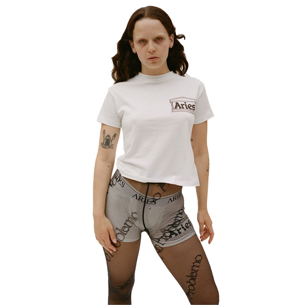 
            
                Load image into Gallery viewer, Temple Ss Tee White
            
        