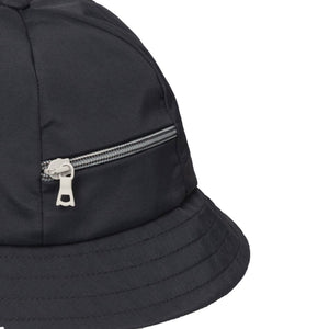 
            
                Load image into Gallery viewer, Nylon Bell Bucket Hat Black
            
        