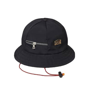 
            
                Load image into Gallery viewer, Nylon Bell Bucket Hat Black
            
        