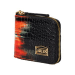 Leather Wallet Black & Red