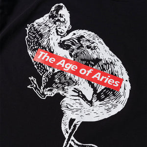 
            
                Load image into Gallery viewer, Aries Love Rat Ss Tee Black
            
        