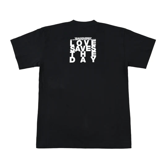 
            
                Load image into Gallery viewer, Love Saves The Day T-Shirt Black
            
        
