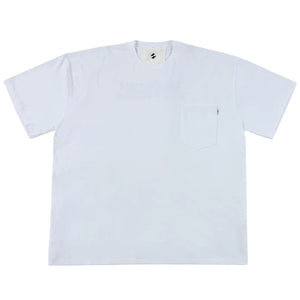 Side Snap Pocket Os T-Shirt White
