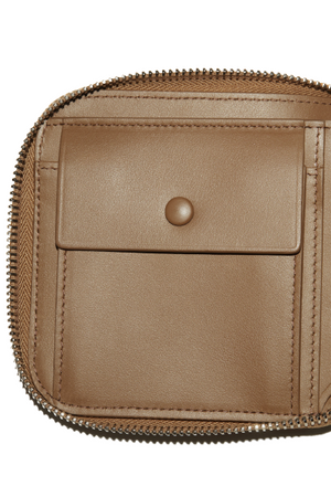 Wallet Zipped Dark Brown