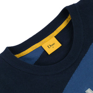 
            
                Load image into Gallery viewer, Wave Striped Light Knit Navy
            
        