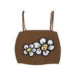 OHH-DAISY TUBE TOP BROWN