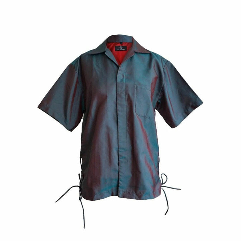 Fw22 Emerald Shirt 103 Two-Toned Emerald Green-Red