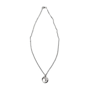 
            
                Load image into Gallery viewer, Grace Pendant + Curb Chain Silver
            
        