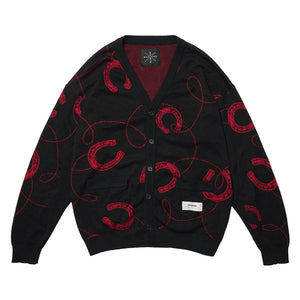
            
                Load image into Gallery viewer, Semainean Cardigans Black &amp;amp; Red
            
        