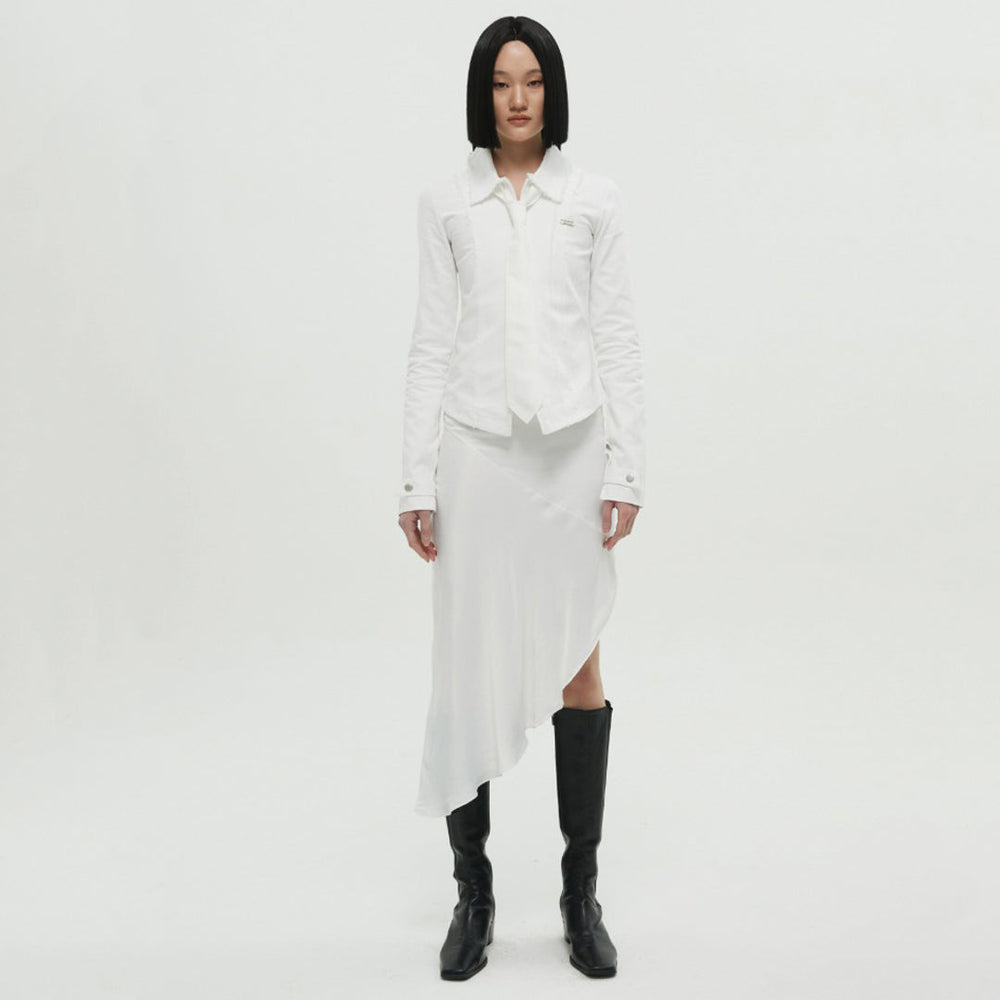 
            
                Load image into Gallery viewer, RAWCUT SINGLE JACKET WHITE
            
        