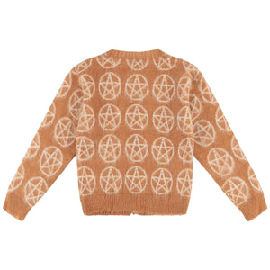 
            
                Load image into Gallery viewer, Knit Cardigan Oatmeal Pentagram
            
        