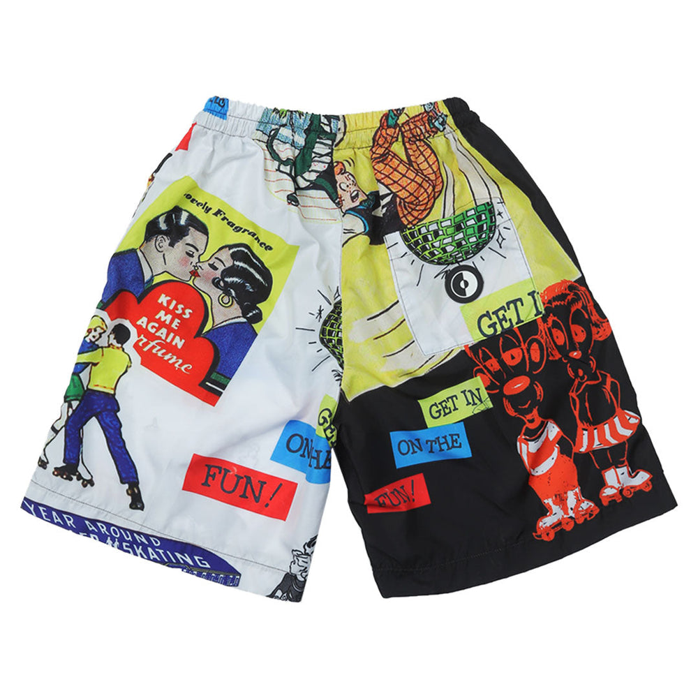 
            
                Load image into Gallery viewer, DANCE LEISURE SHORTS ALL OVER PRINTED MULTI
            
        