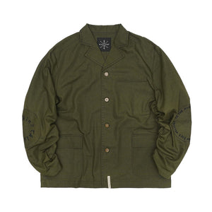 
            
                Load image into Gallery viewer, Khufu Jacket Navy Green
            
        