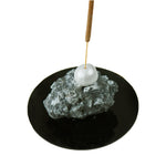 Silver Moon Rock Small #4- Insence Holder
