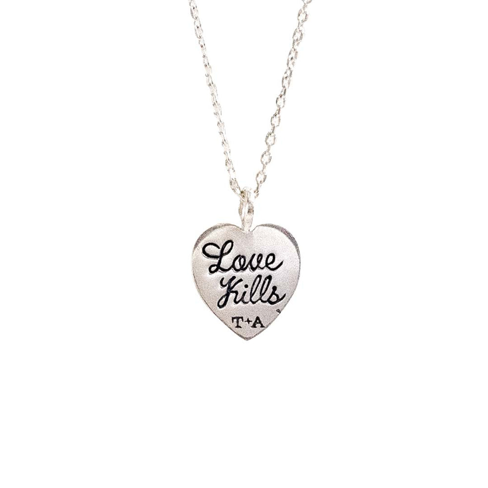Love Kills Necklace Silver