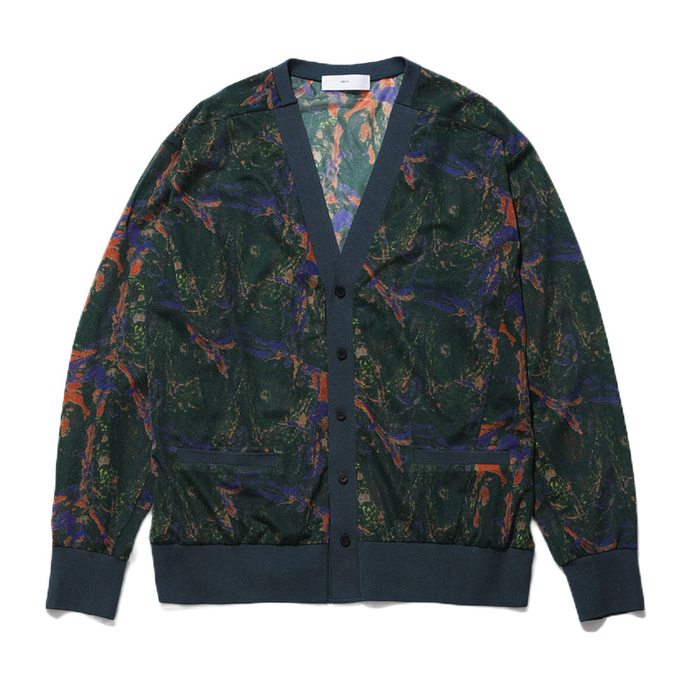 
            
                Load image into Gallery viewer, Marble Print Cardigan Green
            
        