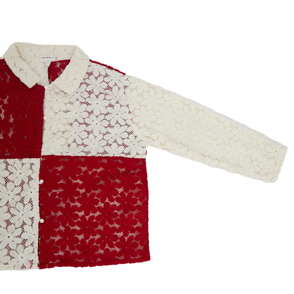 Red King Shirt Red / White (boy size)