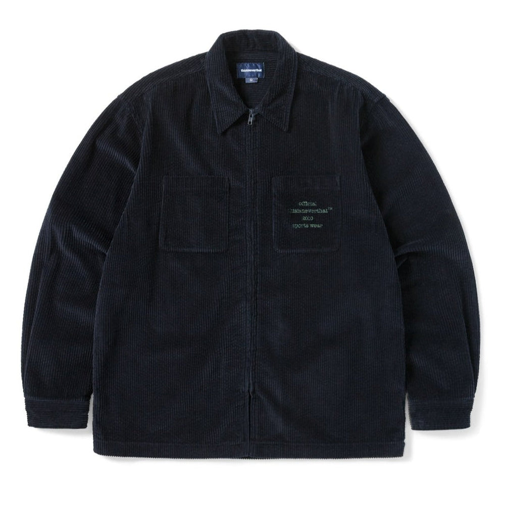 Wide Wale Cord Shirt Navy