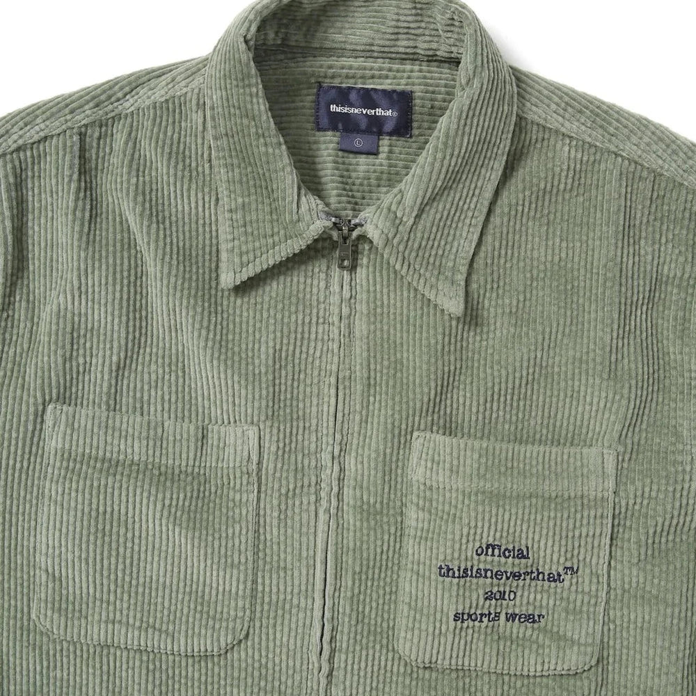 
            
                Load image into Gallery viewer, Wide Wale Cord Shirt Sage
            
        