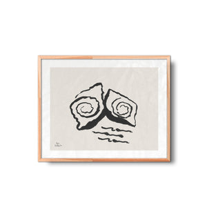 
            
                Load image into Gallery viewer, Daughter Of The Sea Art Print Black, Off White
            
        