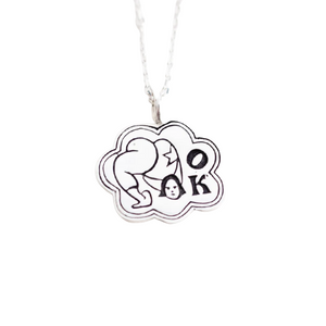 
            
                Load image into Gallery viewer, I Am Ok Necklace Ss
            
        